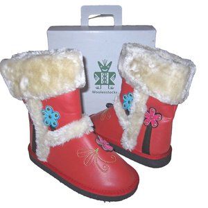 NIB Woolenstocks Mid Woogo Girls Boots, sz 4